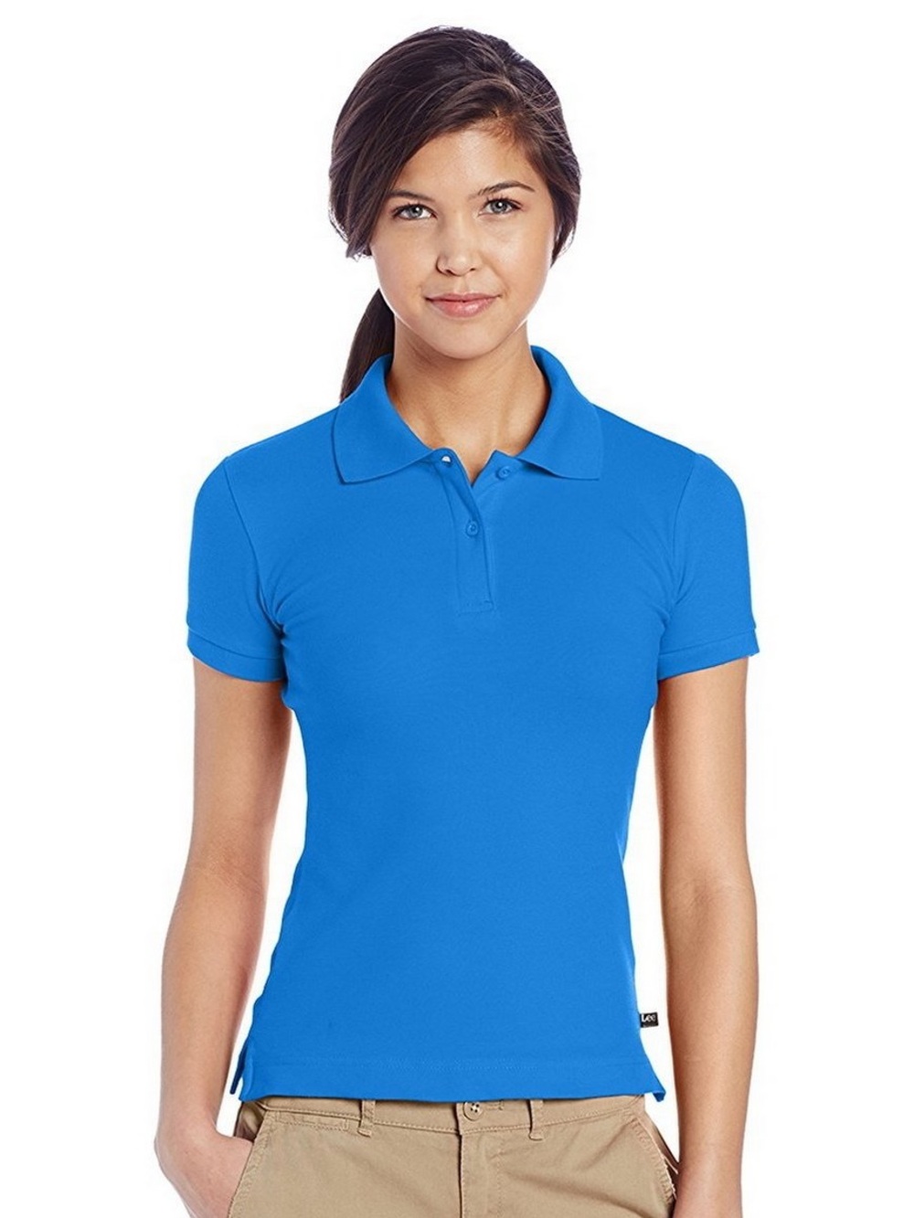 Lee Uniforms Juniors Stretch Pique Polo Shirt